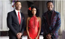  ??  ?? Jordan Calloway, Javicia Leslie and Brandon Micheal Hall in Always a Bridesmaid. Photograph: Landmark Media/Alamy