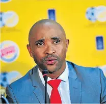  ?? Picture: VELI NHLAPO ?? IN WITH A CHANCE: Coach Thabo Senong names the U20 squad selected for the World Cup scheduled for Niger in February. Amajita were drawn in Group A.