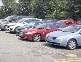  ??  ?? The Station Road car park behind the bowling alley is set to be built on