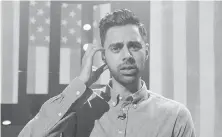  ??  ?? Hasan Minhaj hopes to tackle issues in an entertaini­ng way during his North American tour. As for covfefe, forget it.