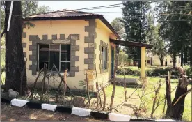  ??  ?? MODEST: The small cottage where Nelson Mandela stayed while he was receiving military training, outside Addis Ababa.