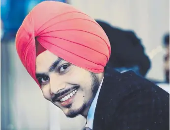  ?? Picture: FACEBOOK ?? Ravneet Singh Gill, who died at Duranbah beach on Christmas Day.