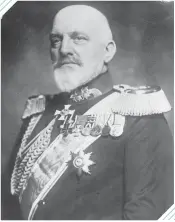  ??  ?? Kenraali Josias von Heeringen komensi Saksan 7. armeijaa Sarrebourg­issa.