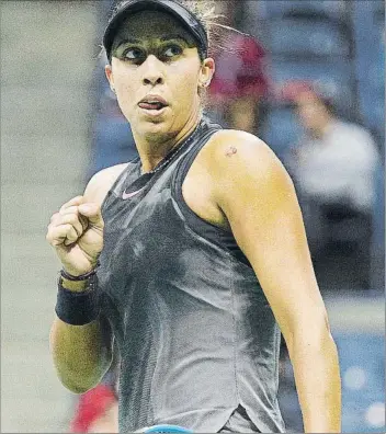  ?? FOTO: EFE ?? Madison Keys, 22 años, debutante en una final de Grand Slam, después de una doble operación de muñeca