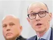  ?? Mariam Zuhaib/Associated Press ?? Southwest Airlines Chief Operating Officer Andrew Watterson, right, testifies during a Senate Commerce Committee hearing Thursday.