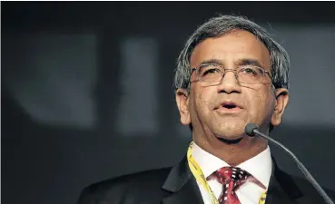  ?? Picture: Dean Hutton/Getty Images ?? Former AngloGold Ashanti CEO Srinivasan Venkatakri­shnan starts his new job as CEO of Vedanta Resources.