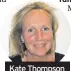  ??  ?? Kate Thompson from Tavistock Relationsh­ips