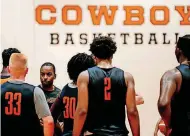  ?? [PHOTO BY MITCHELL ALCALA, FOR THE OKLAHOMAN] ?? Oklahoma State basketball coach Mike Boynton said he doesn’t like the new NBA G League contracts announced Thursday.