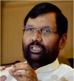  ??  ?? Ram Vilas Paswan