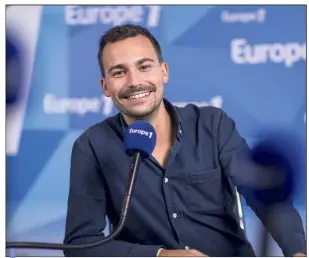  ??  ?? Bertrand Chameroy a fait ses études de journalism­e à l’IUT de Nice Sophia Antipolis, à Cannes. (Photo Eric Frotier de Bagneux – Capa Pictures – Europe )