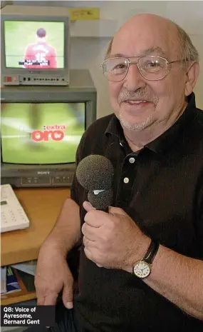  ?? ?? Q8: Voice of Ayresome, Bernard Gent