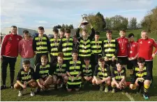  ??  ?? Ballisodar­e U16s won the League final, the third title for the club.