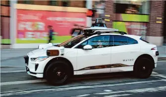  ?? Carlos Avila Gonzalez/The Chronicle ?? Waymo wants to expand the presence of its autonomous vehicles beyond San Francisco into the Peninsula and Los Angeles. But there is pushback against the company’s expansion in California.