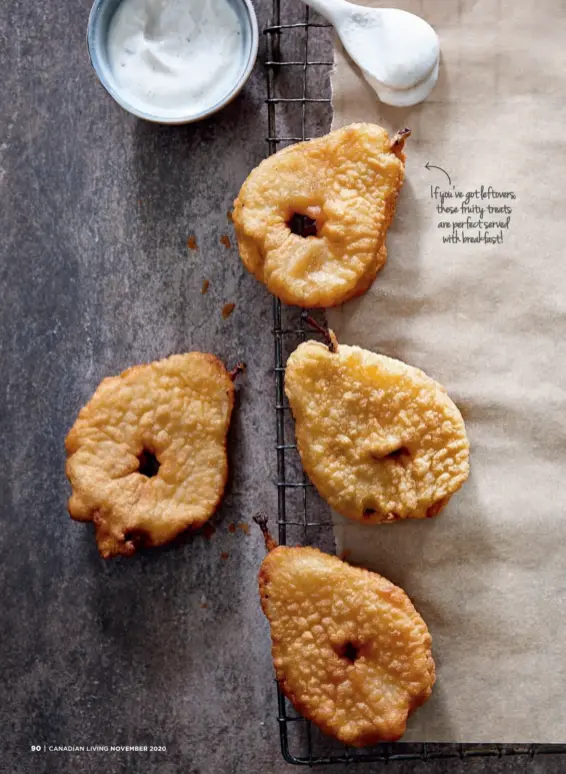  ??  ?? If you’ve got leftovers, these fruity treats are perfect served with breakfast!