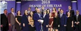  ??  ?? 2018 Dealer of the Year 2nd Runner-up NCR-Luzon FOTON QUEZON AVENUE