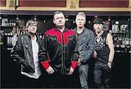  ?? SIREN ARTIST MANAGEMENT ?? Stiff Little Fingers is on tour in Canada and will play several cities, including Victoria, for the first time.