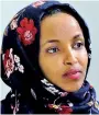  ??  ?? Ilhan Omar: Talk of the AIPAC conference