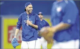  ?? DARREN CALABRESE / AP ?? Pitcher David Price, who gets the start today for Toronto, went 9-1 with a 2.30 ERA in his 11 starts for the Blue Jays after he was acquired from Detroit on July 30.