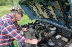  ??  ?? 3.5-litre engine probably needs a bit of work until it's running again