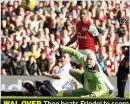  ?? ?? WAL OVER Theo beats Friedel to score