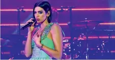  ?? |GETTY IMAGES ?? Dua Lipa tiene cuatro nominacion­es.