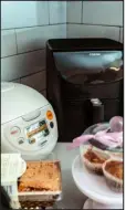  ?? ?? This rice cooker and airfryer were purchased for $50 each.