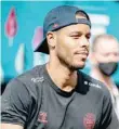  ?? — AFP ?? Denmark’s defender Mathias Jorgensen leaves the team hotel in Helsingor.