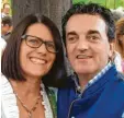  ?? Foto: Giovanni Chierolini ?? Brigitte und Franco pendeln zwischen Unterallgä­u und Gardasee hin und her.