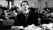  ??  ?? Earnest new Sen. Jefferson Smith (Jimmy Stewart) is nearly broken by corrupt machine politics in Frank Capra’s Mr. Smith Goes to Washington (1939).