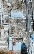  ?? Foto: ABC News 24, dpa ?? Das havarierte Atomkraftw­erk Fukushima 2011.