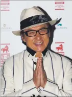  ??  ?? Jackie Chan See Question 6.