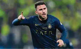  ?? ?? Aymeric Laporte ist mit der Gesamtsitu­ation in Saudi-Arabien unzufriede­n.