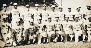  ?? ARCHIVO ?? Uno de los equipos de béisbol en los años 60 que apoyó Pizano S.A. en Barranquil­la.