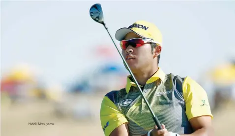  ??  ?? Hideki Matsuyama