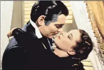  ??  ?? Rhett Butler and Scarlett O’Hara