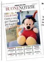  ??  ?? In copertina Il servizio è dedicato alla Casa di Gabri, la comunità che accoglie bambini con malattie rare