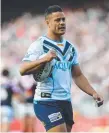  ??  ?? Jarryd Hayne’s behind the Eels.