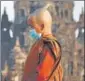  ?? REUTERS ?? A Buddhist monk at the Sewu temple in Indonesia.