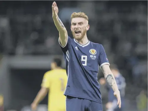  ??  ?? 0 Oli Mcburnie, who has won seven Scotland caps to date, scored an impressive tally of 22 goals in 42 games for Swansea last season.