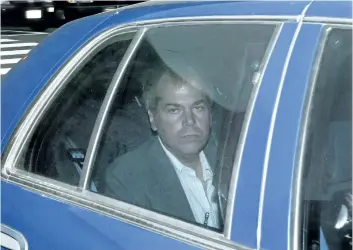  ??  ?? John Hinckley Jr. arrives at a court in Washington in this 2003 file photo.
