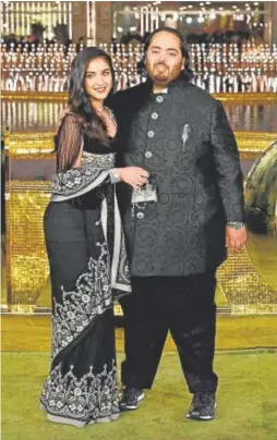  ?? // ABC ?? Anant Ambani y su futura mujer, Radhika Merchant