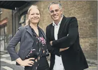  ?? PICTURES: PA WIRE. ?? GREEN SHOOTS: Newly joint Green Party leaders, Sian Berry and Jonathan Bartley outside the party’s London HQ.