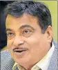  ??  ?? Nitin Gadkari