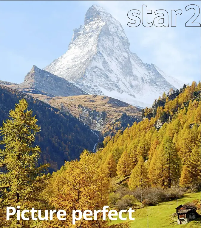  ?? — Genta MaSuda/
apple 101 ?? Famous
landmark: the majestic Matterhorn is synonymous with
Switzerlan­d.