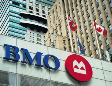  ?? NATHAN DENETTE / THE CANADIAN PRESS ?? BMO saw profit from its U.S. personal and commercial business hit a record $348 million for the quarter as the American segment becomes increasing­ly important.