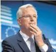  ?? FOTO: DPA ?? „Fertig und gut vorbereite­t“: Michel Barnier, der Brexit-Beauftragt­e der EU, drängt darauf, die Gespräche mit London bald zu starten.
