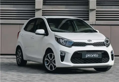  ??  ?? Kia is for the first time reporting its monthly sales, and the new Picanto was the brand’s top seller in July.