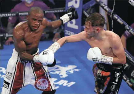  ?? Picture: Reuters ?? Englishman Sunny Edwards fought intelligen­tly to outbox Moruti Mthalane at York Hall in London on Friday night and claim the IBF flyweight title. His record improved to 16-0 while Mthalane’s dropped to 39-3.