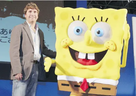  ?? JUNKO KIMURA/GETTY IMAGES ?? “I think SpongeBob is born out of my love of Laurel and Hardy shorts,” series creator Stephen Hillenburg once said.