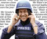  ??  ?? SILENCED: Journalist Peter Greste